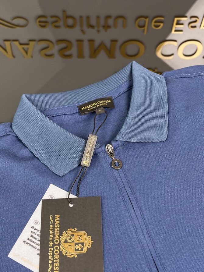 Светр Лазурно-блакитний Cotton 6031/1